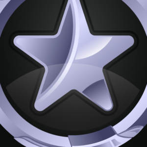 Star emblem with circular design