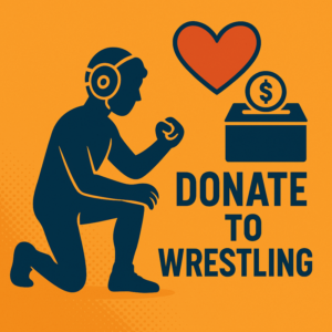 Support wrestling with donations illustration